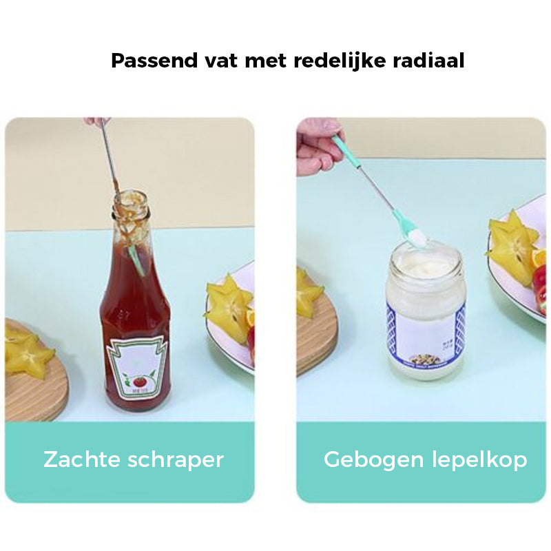 Mini spatule télescopique en silicone