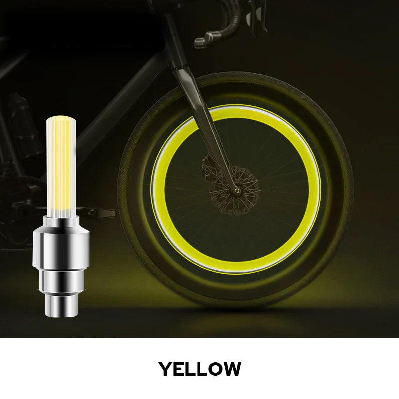 Bouchons de valve LED Premium pour roues