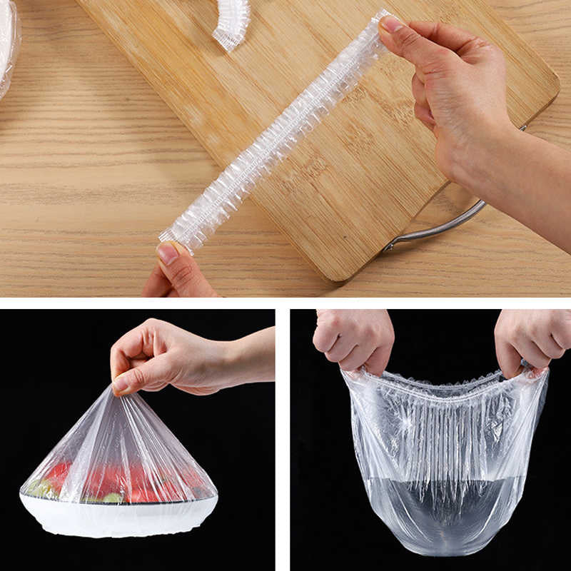 Housses en plastique jetables 100 pièces
