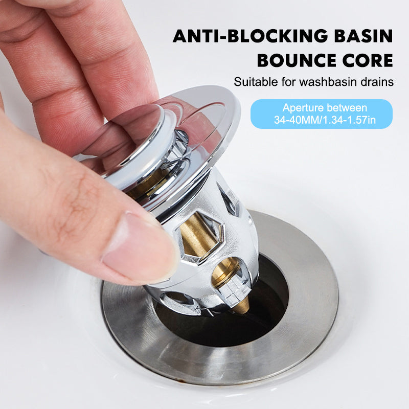 Bouchon de Lavabo Universel Anti-Fuite