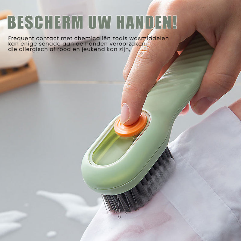 Brosse de nettoyage domestique avec poils doux