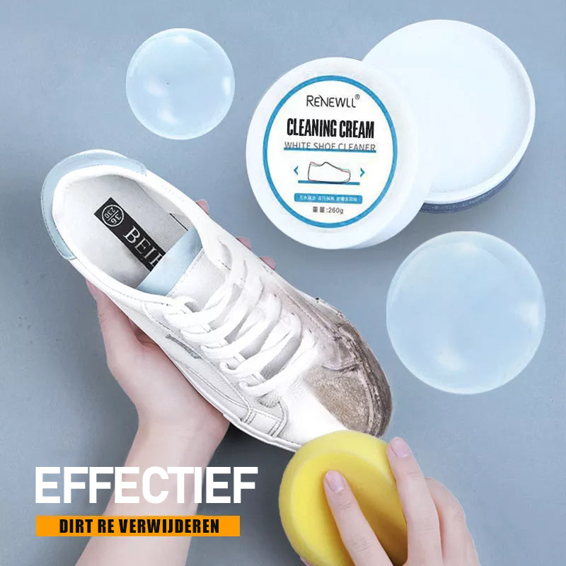Crème à cirer les chaussures blanches