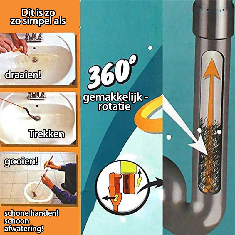 Outil Magique de Débouchage de Drain