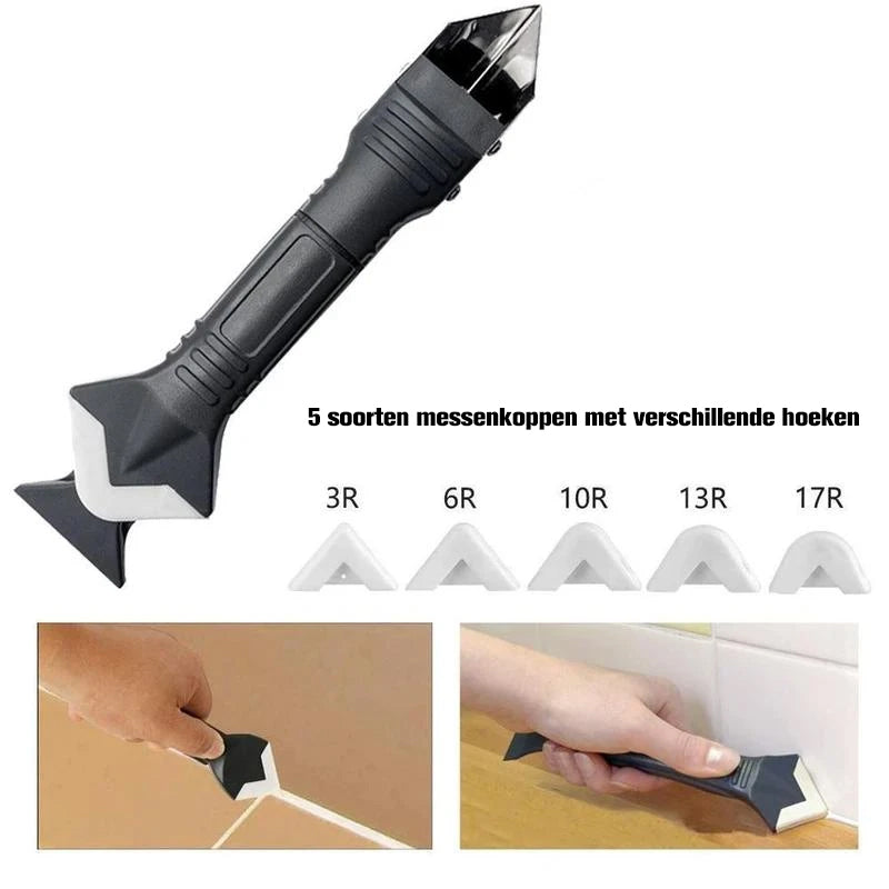 Outil de mastic en silicone 3-en-1