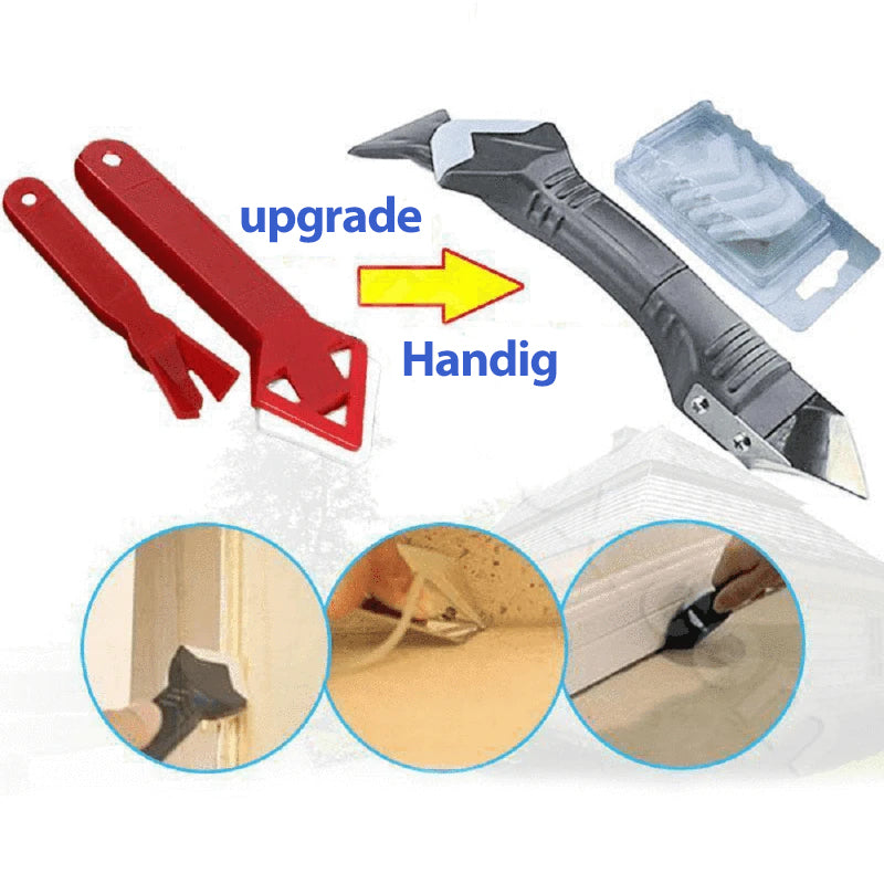 Outil de mastic silicone 3-en-1
