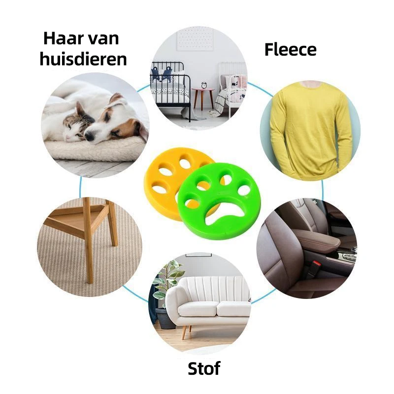 Éliminateur de Poils d'Animaux pour Linge pour Tous les Animaux de Compagnie