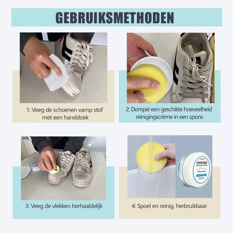 Crème à cirer les chaussures blanches