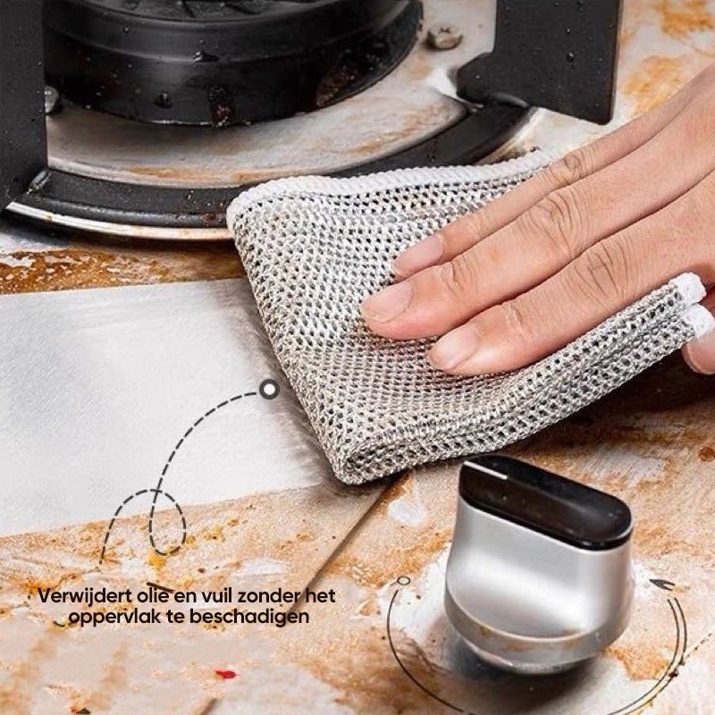 Lingettes multifonctionnelles pour lavage à sec et à l'eau