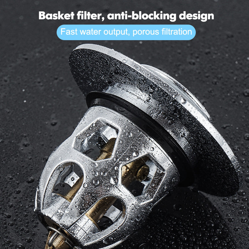 Bouchon de Lavabo Universel Anti-Fuite
