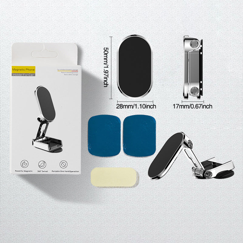 Support de téléphone de voiture pliable en métal