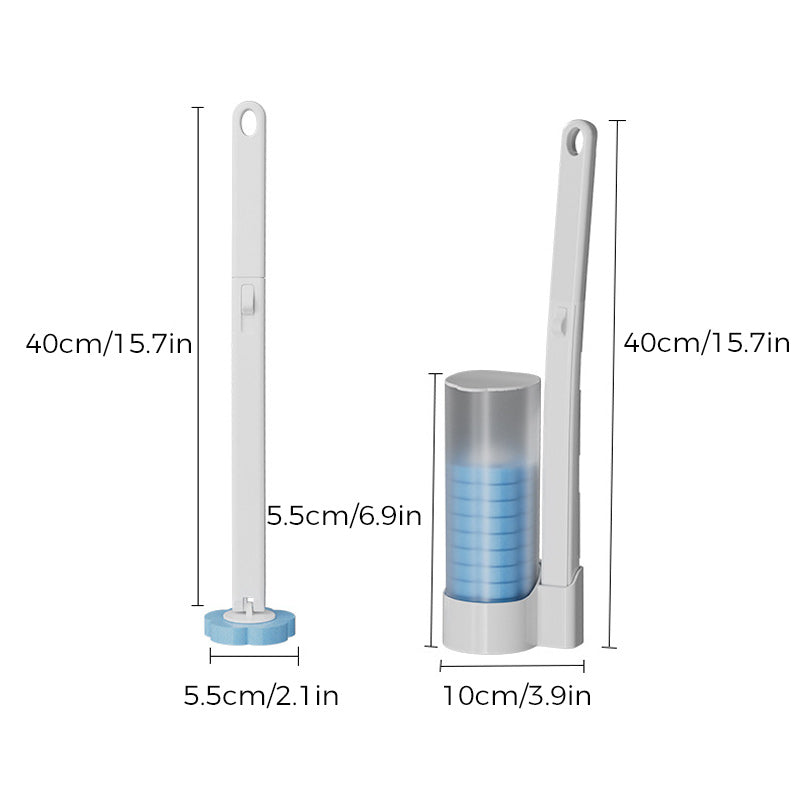 Outils jetables pour le nettoyage des toilettes