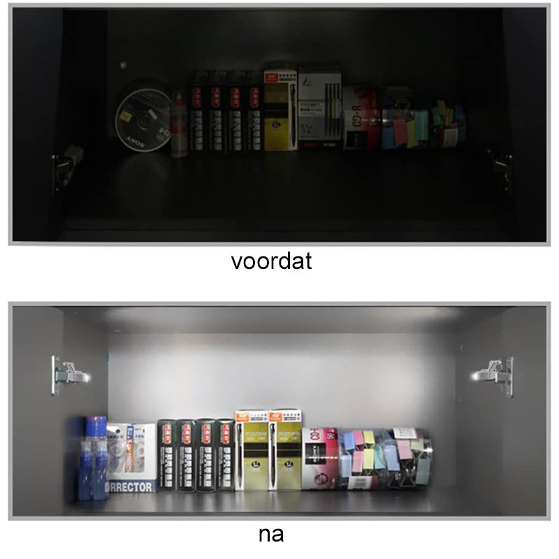 Lumière LED de placard à capteur intelligent (10 pièces)