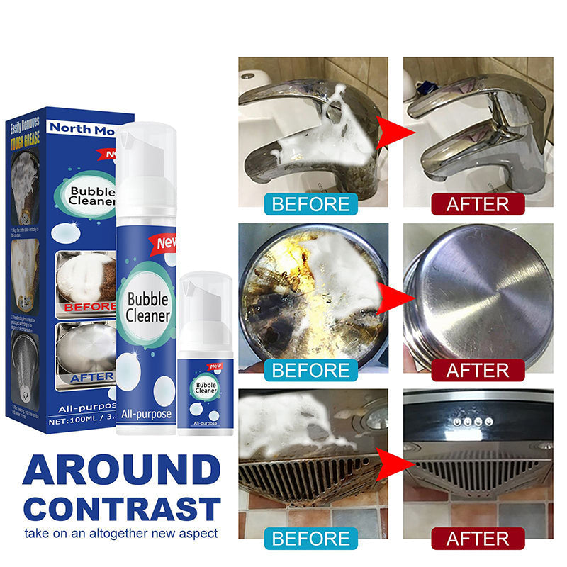 Nettoyant moussant pour taches d'huile tenaces