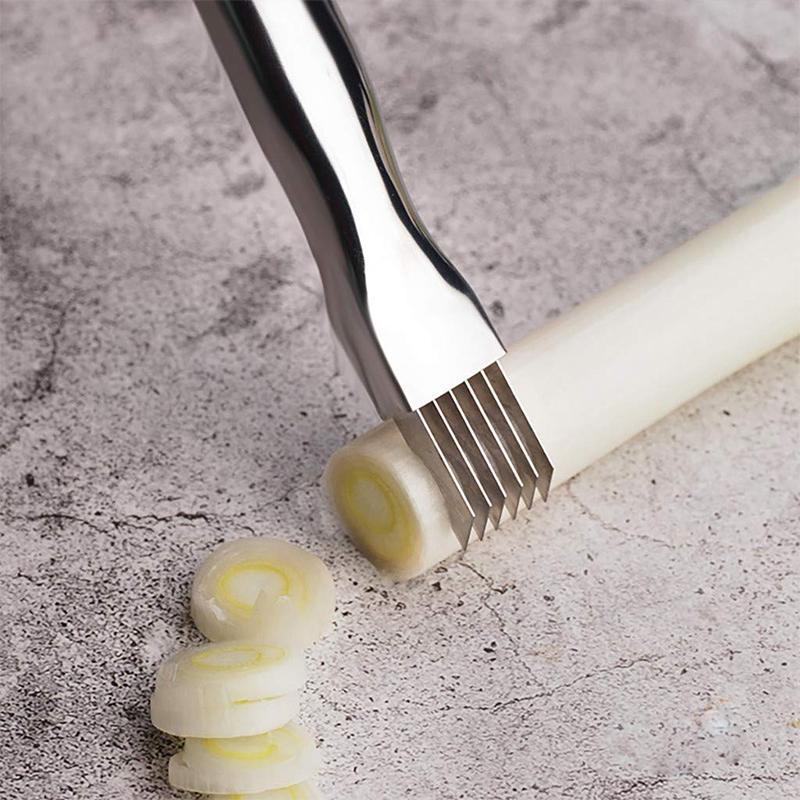Couteau à hacher en acier inoxydable pour oignons verts