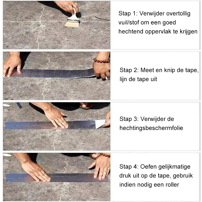 Ruban super étanche, caoutchouc butyle