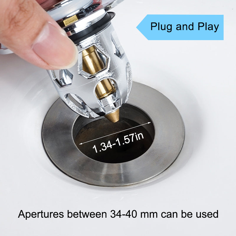 Bouchon de Lavabo Universel Anti-Fuite