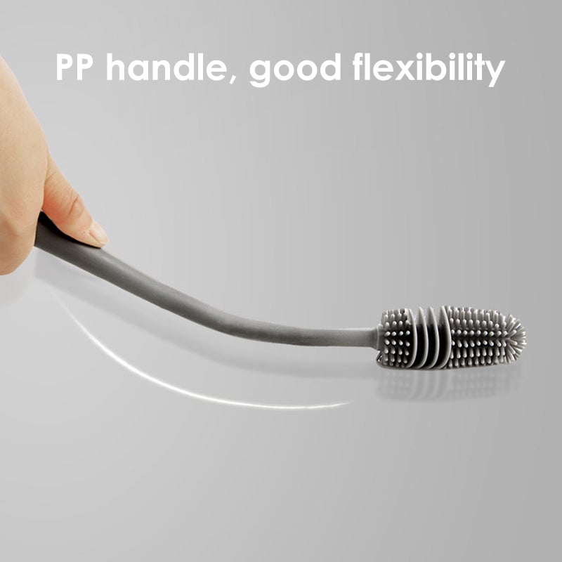 Brosse de nettoyage polyvalente pour bouteilles et tasses