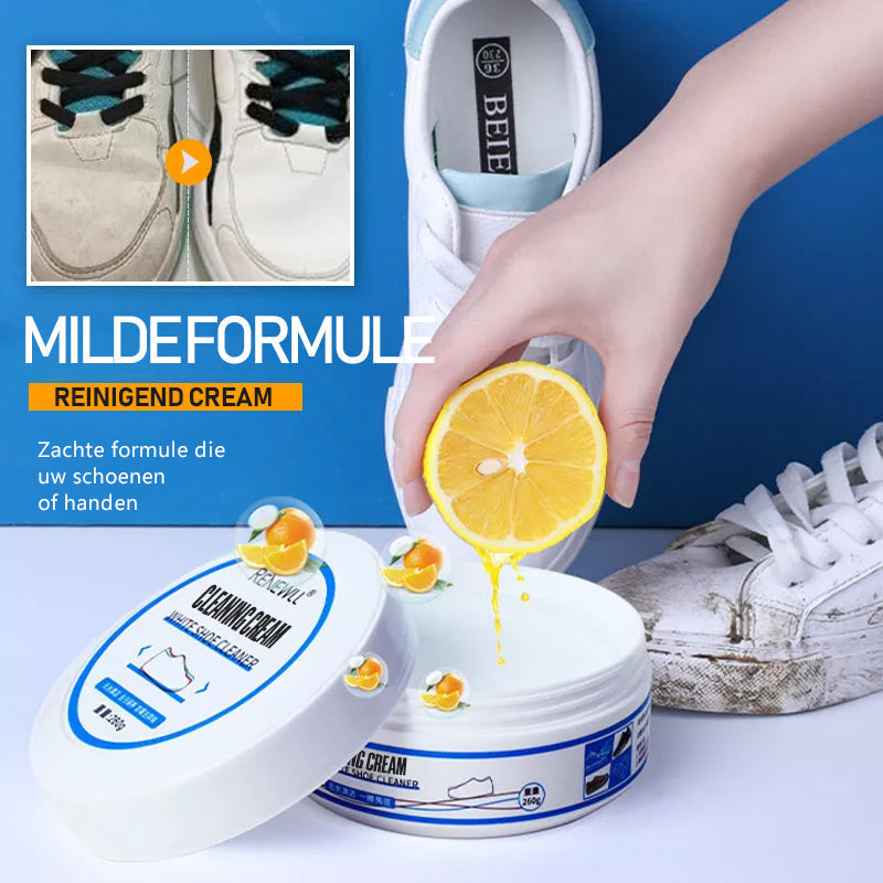 Crème à cirer les chaussures blanches