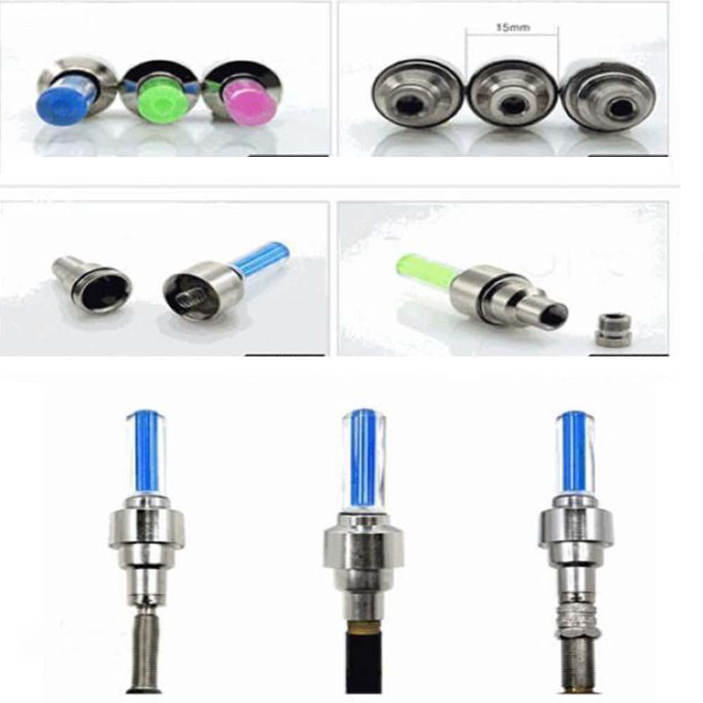 Bouchons de valve LED Premium pour roues