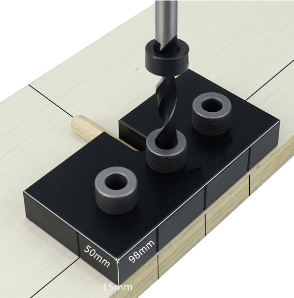 Outil de perforation ajustable 3 en 1 pour le travail du bois
