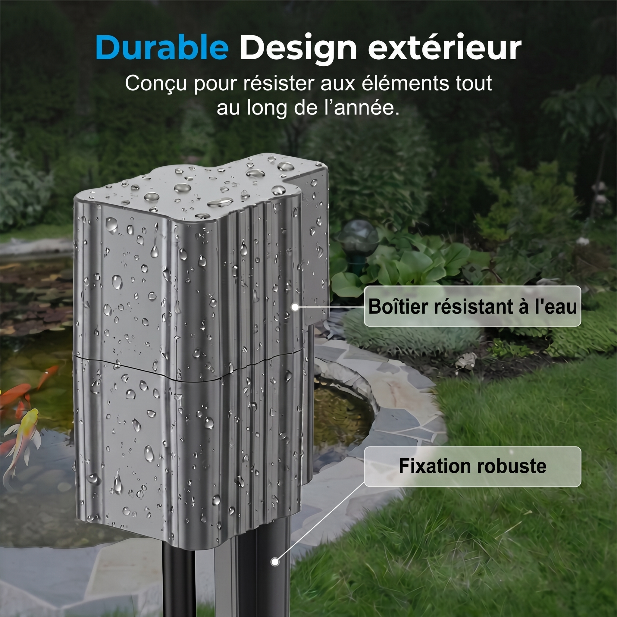 Belviro AquaFlow™ Aérateur de bassin solaire