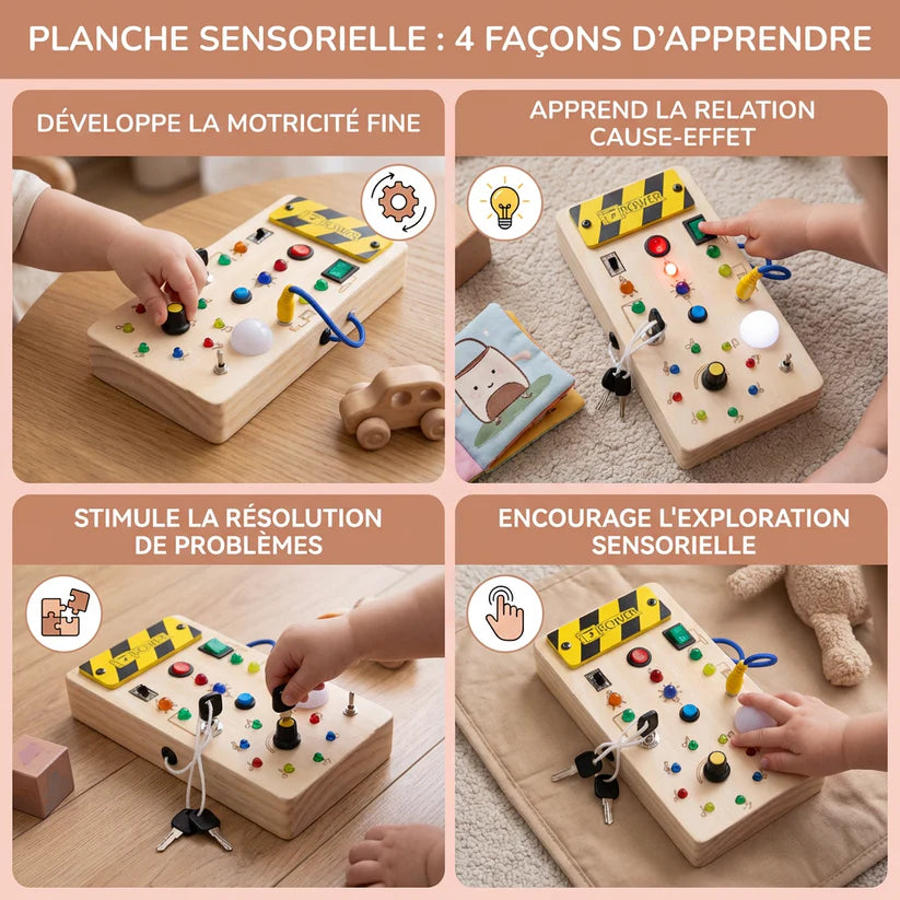 Tableau d'activités sensorielles Belviro