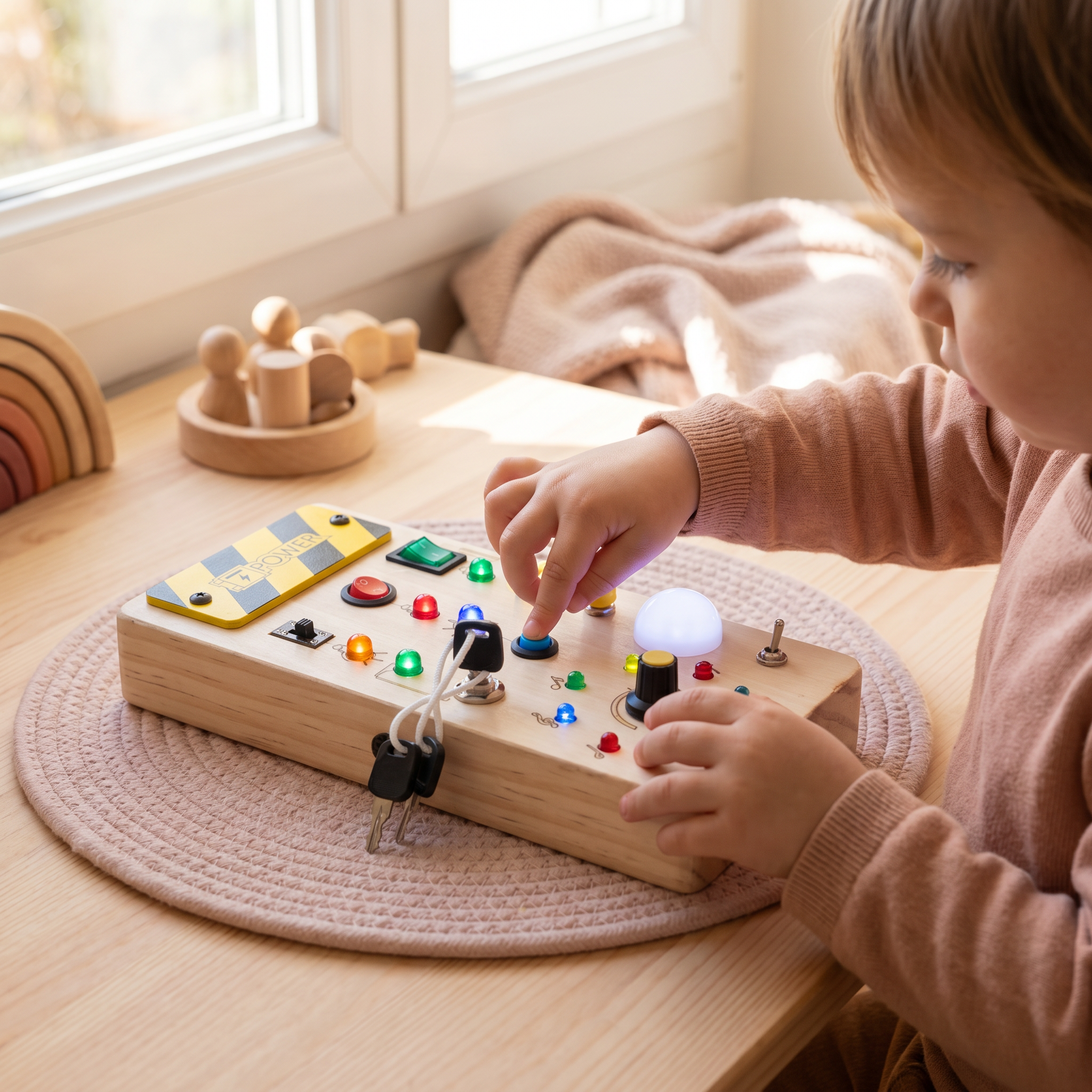 Tableau d'activités sensorielles Belviro