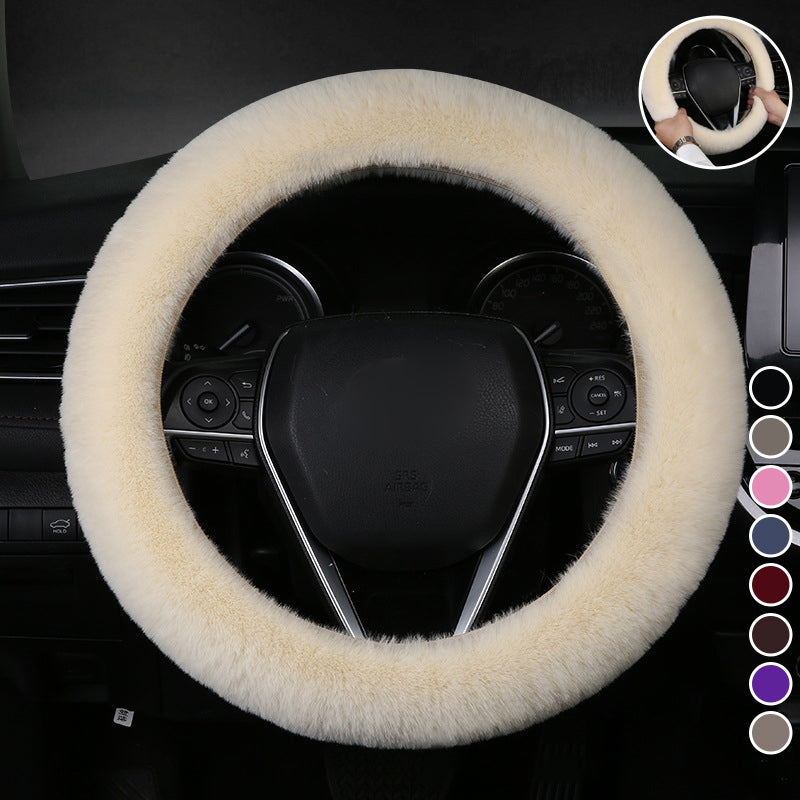 Housse de volant en peluche universelle