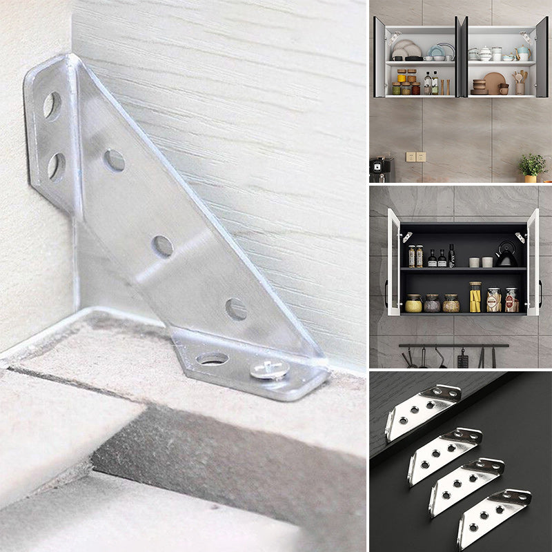 Connecteur d'angle de meuble universel en acier inoxydable