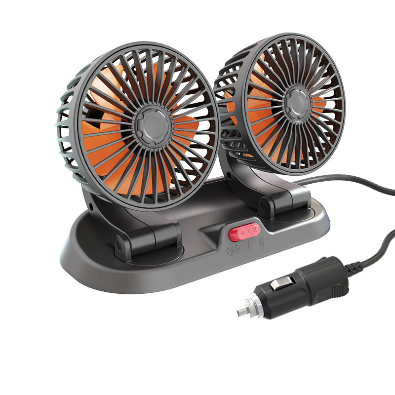 Ventilateur de circulation d'air pour voiture à double tête