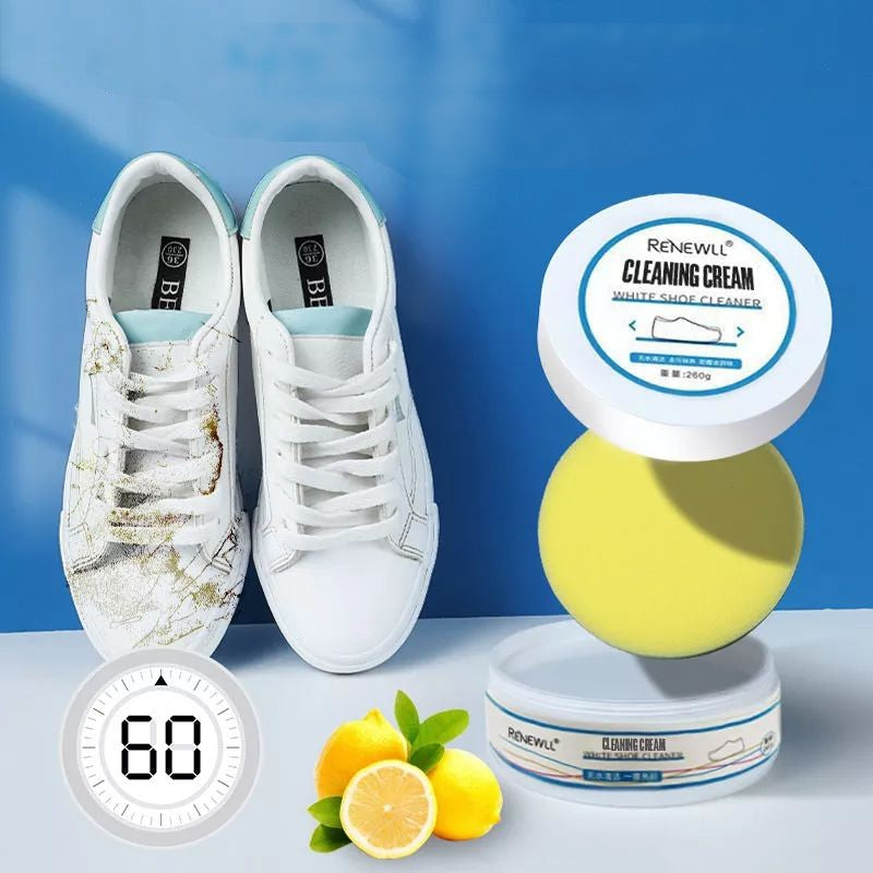 Crème à cirer les chaussures blanches