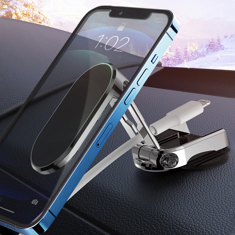 Support de téléphone de voiture pliable en métal