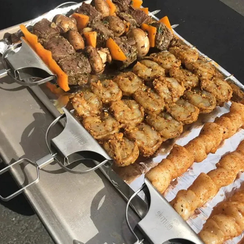 Brochettes à griller 3-en-1 - GrillSavant