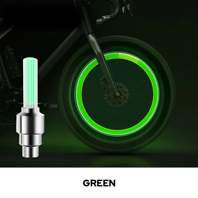 Bouchons de valve LED Premium pour roues