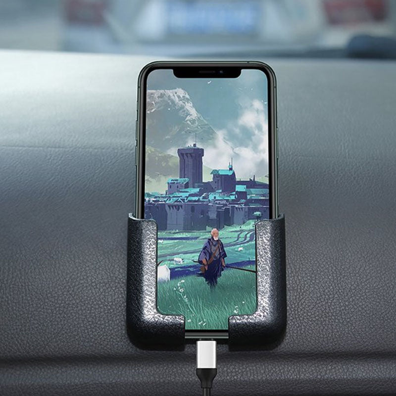 Support de téléphone auto adhésif pour montage sur tableau de bord
