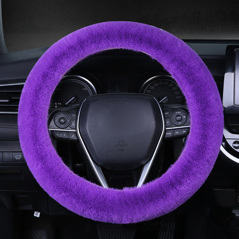 Housse de volant en peluche universelle