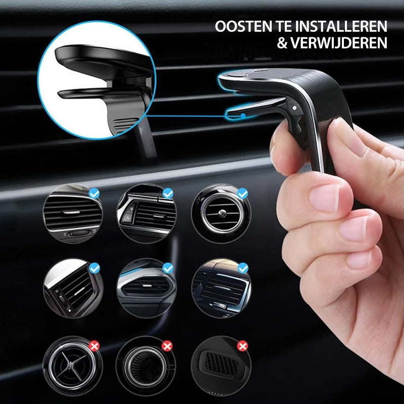 Support de téléphone magnétique pour voiture