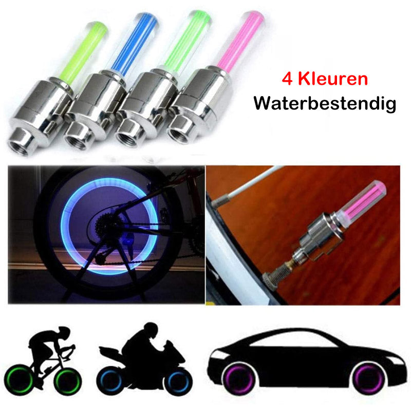 Bouchons de valve LED Premium pour roues