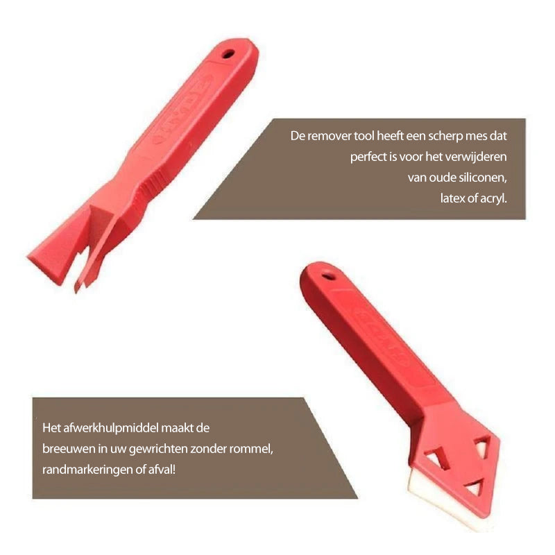 Outil de mastic silicone 3-en-1