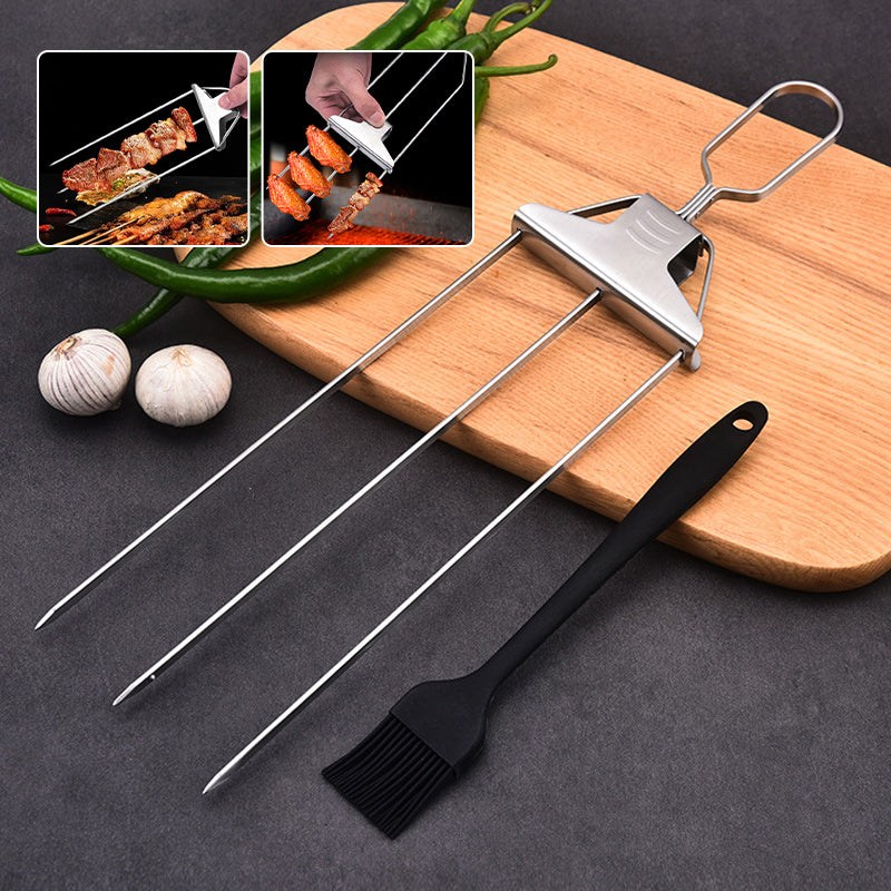 Brochettes à griller 3-en-1 - GrillSavant