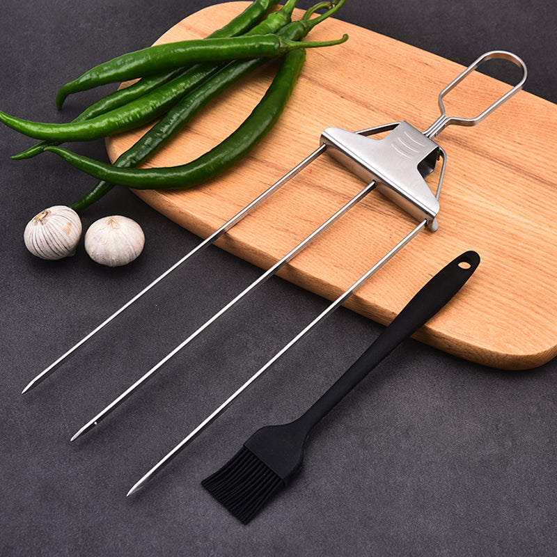 Brochettes à griller 3-en-1 - GrillSavant