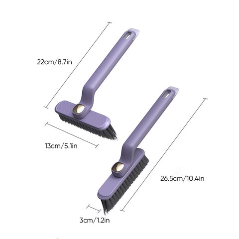 Brosse de nettoyage rotative multifonctionnelle pour fentes