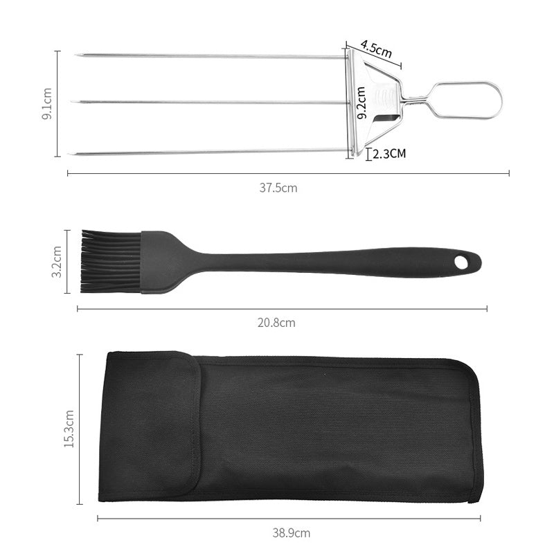 Brochettes à griller 3-en-1 - GrillSavant