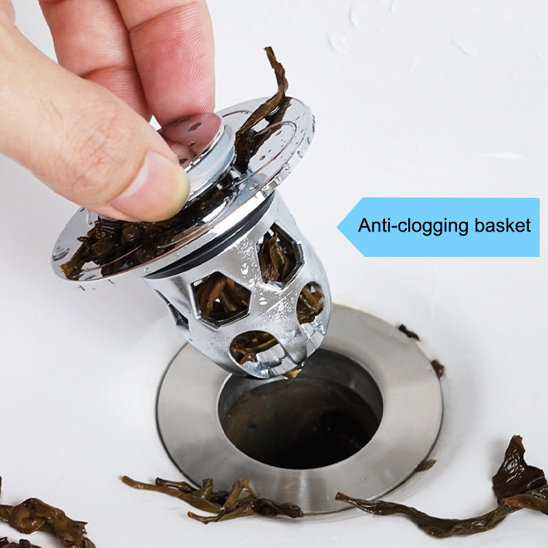 Bouchon de Lavabo Universel Anti-Fuite