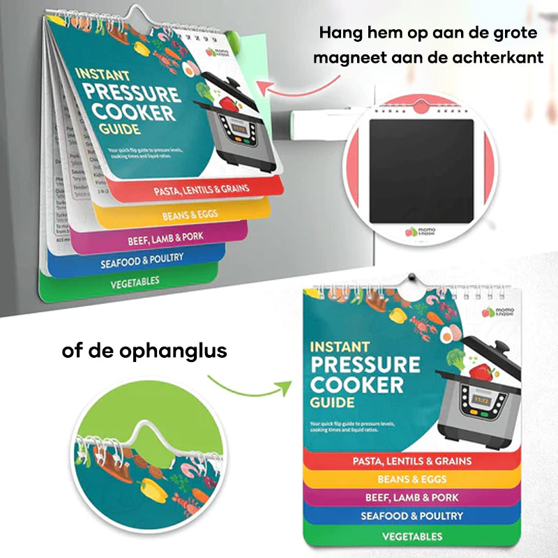 Guide de cuisson magnétique pour la friteuse à air