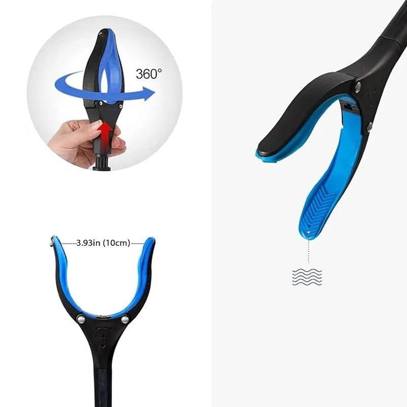Griffe pliable avec clip rotatif à 360°