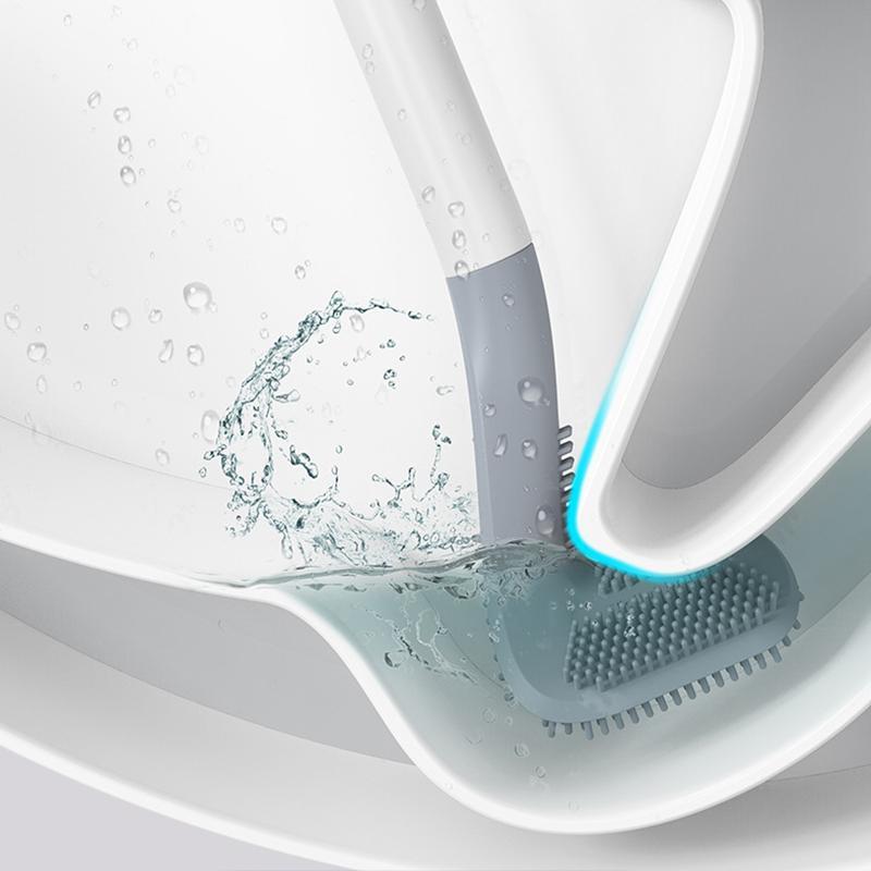 Brosse de toilette avec long manche