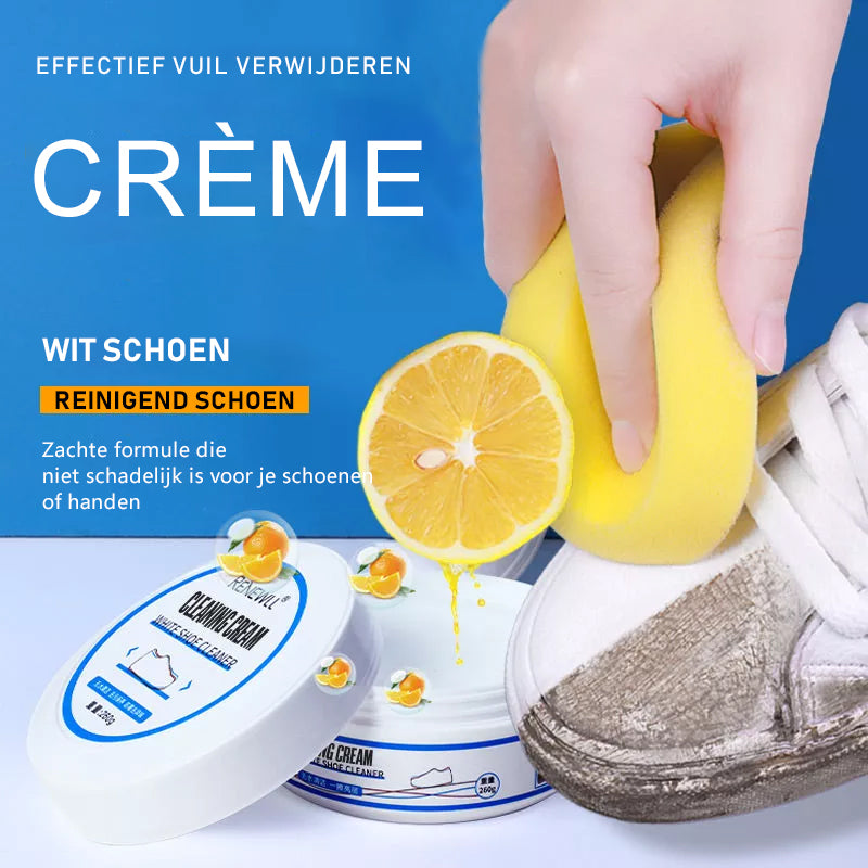 Crème à cirer les chaussures blanches