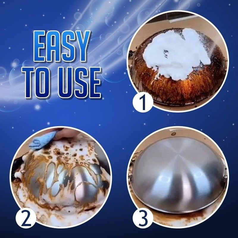 Nettoyant moussant pour taches d'huile tenaces
