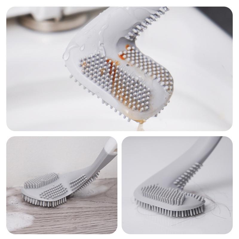 Brosse de toilette avec long manche